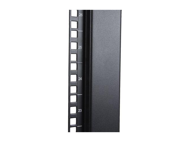 StarTech.com 4POSTRACK42 42U Adjustable Depth Open Frame 4 Post Server Rack Cabinet - Flat Pack W/ Casters Levelers And Cable Management Hooks