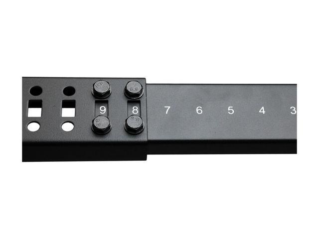 StarTech.com 4POSTRACK42 42U Adjustable Depth Open Frame 4 Post Server Rack Cabinet - Flat Pack W/ Casters Levelers And Cable Management Hooks
