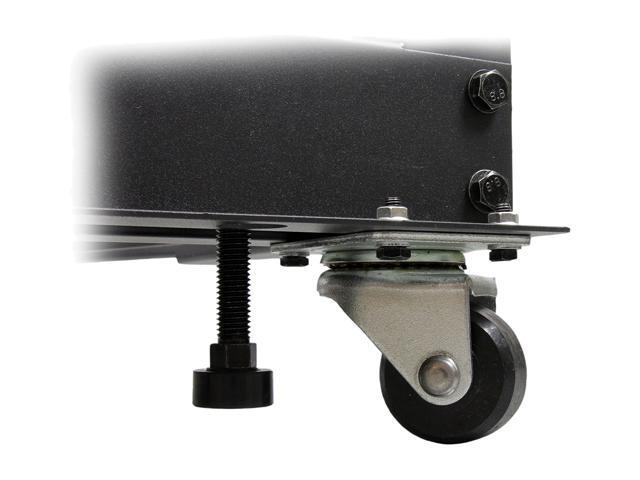 StarTech.com 4POSTRACK42 42U Adjustable Depth Open Frame 4 Post Server Rack Cabinet - Flat Pack W/ Casters Levelers And Cable Management Hooks