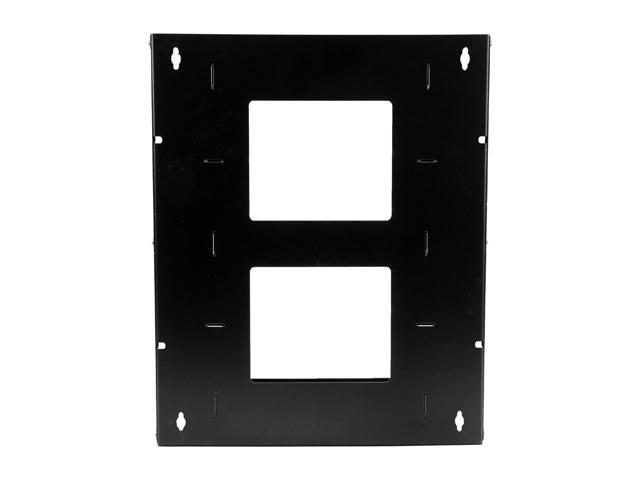 StarTech.com 8U Wall-Mount Server Rack With Built-in Shelf - Solid Steel - Adjustable Depth 12in To 18in