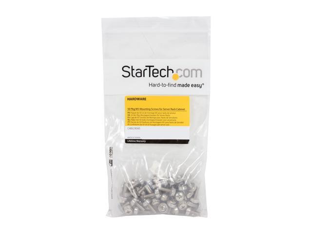 StarTech.com CABSCREWS 50 Pkg M5 Mounting Screws For Server Rack Cabinet