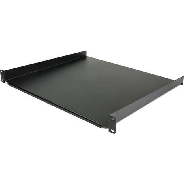 StarTech.com CABSHELF116 1U Server Rack Shelf - 16" Deep - Cantilever Rack Shelf For 19" Network Equipment (CABSHELF116)