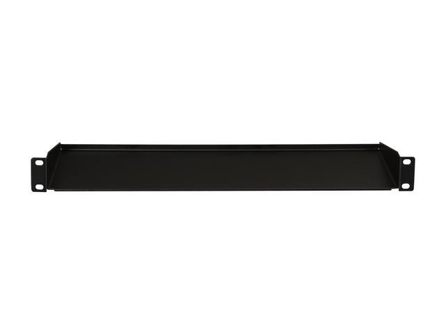 StarTech.com CABSHELF1U 1U 7 In Depth Universal Fixed Rack Mount Shelf - 33 Lbs / 15 Kg - 1U Rack Shelf - Server Cabinet Shelf - Fixed Rack Shelf