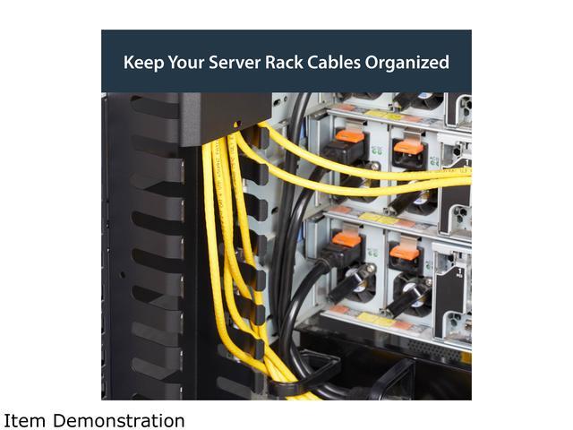 StarTech.com CMVER20UF Vertical Cable Organizer With Finger Ducts - 0U - 3 Ft