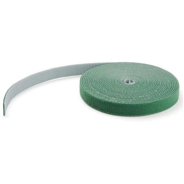 StarTech.com HKLP25GN Hook And Loop Tape - 25 Ft. - Reusable Adjustable Cable Ties - Green (HKLP25GN)