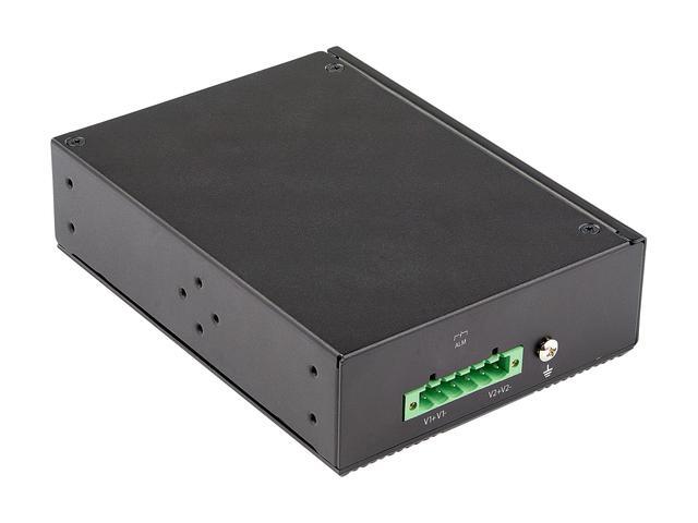 StarTech.com Industrial 8 Port Gigabit PoE Switch 30W - Power Over Ethernet Switch - GbE POE+ Network Switch - Unmanaged