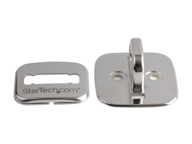 StarTech.com LTANCHOR Laptop Cable Lock Anchor - Steel - Computer Security Cable Anchor - Desk Mount Security Anchor Point - Screw-On Lock Anchor