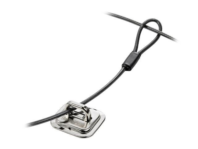 StarTech.com LTANCHOR Laptop Cable Lock Anchor - Steel - Computer Security Cable Anchor - Desk Mount Security Anchor Point - Screw-On Lock Anchor