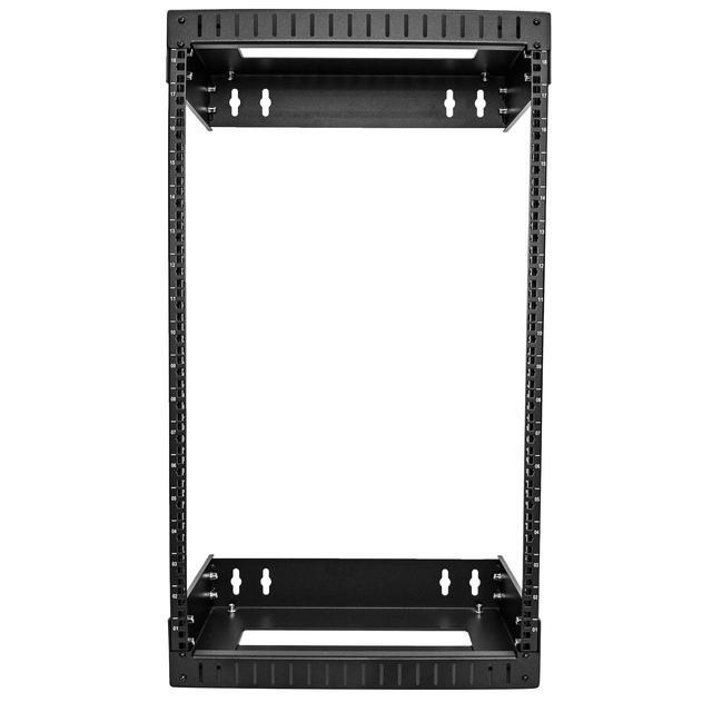 StarTech.com RACK-18U-20-WALL-OA 18U 19" Wall Mount Network Rack - Adjustable Depth 12-20" 2 Post Open Frame Server Room Rack For AV/Data/ IT Communication/Computer Equipment/Switch W/Cage Nuts & Screws