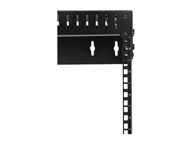 StarTech.com RK15WALLOA Wall Mount Server Rack - 15U Rack - 12- 20 In Adjustable Depth - Open Frame - Network Rack - Computer Rack - Equipment Rack