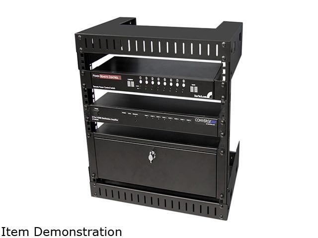 StarTech.com RK812WALLO 8U 8U Open Frame Wall Mount Equipment Rack