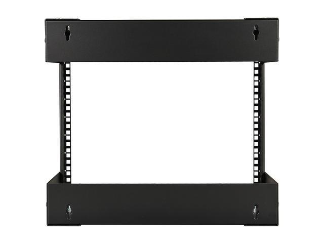 StarTech.com RK812WALLOA 8U Open Frame Wall Mount Equipment Rack - Adjustable Depth