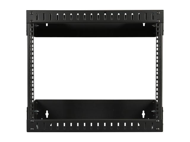 StarTech.com RK812WALLOA 8U Open Frame Wall Mount Equipment Rack - Adjustable Depth