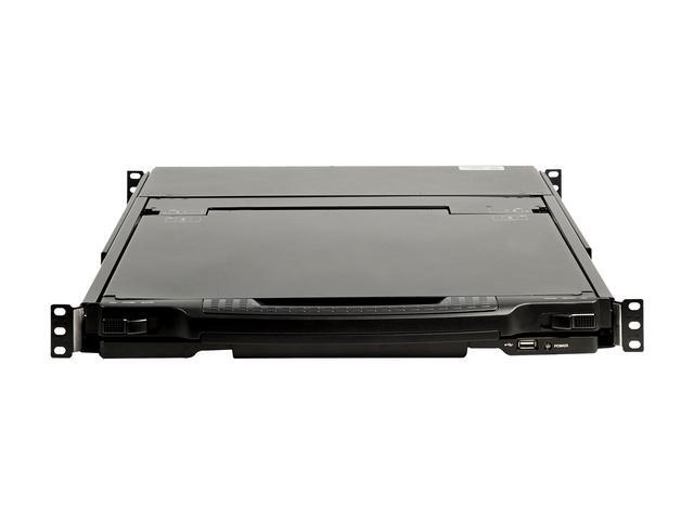 StarTech.com RKCOND17HD 17" HD Rackmount KVM Console - Dual Rail - Cables And Mounting Brackets Included - DVI And VGA - Rackmount LCD Monitor