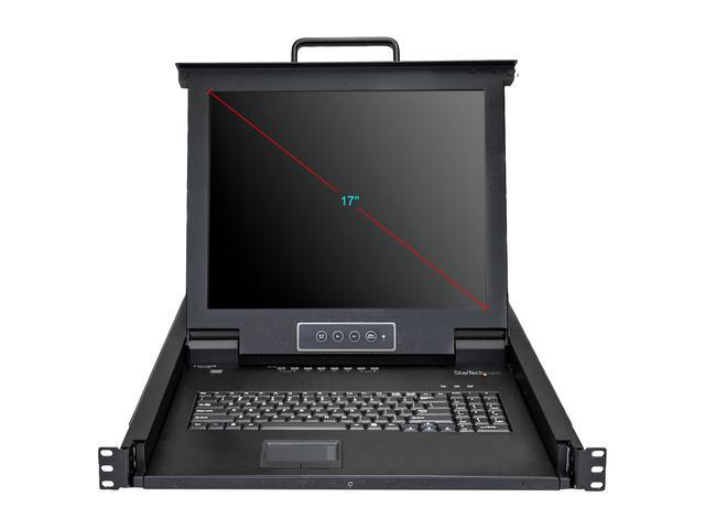 StarTech.com RKCONS1708K 8 Port Rackmount KVM Console - 17 Inch Display - 1U VGA KVM Console
