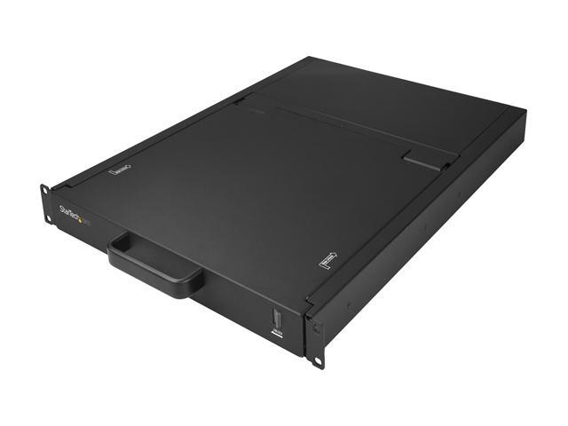 StarTech.com RKCONS1916K Rackmount KVM Console - 1U - 19in - 16 Port KVM - VGA KVM - Rack Mount Monitor - Rackmount LCD Monitor - Rackmount Console