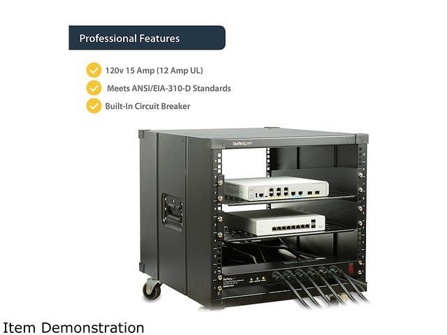 StarTech.com RKPW161915A 19in 1U Rackmount 16 Outlet PDU Power Distribution Unit 125V 15A (12A UL)