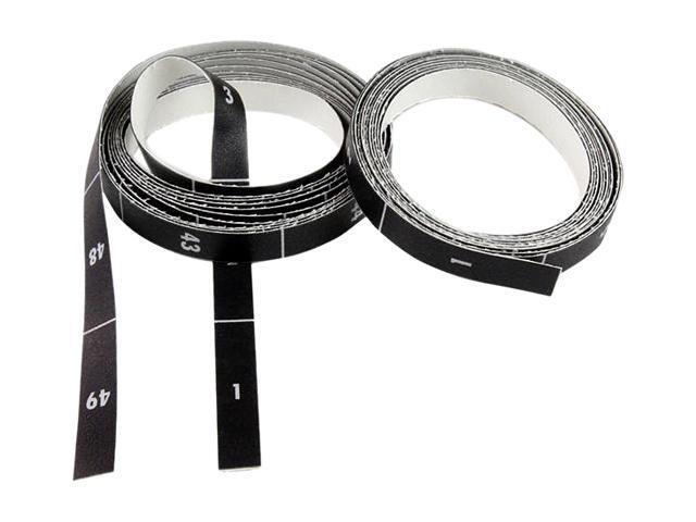 StarTech.com RKUNITAPE Rack Unit Labels - Server Rack Unit Alignment Strips - Up To 52U - 2-Pack