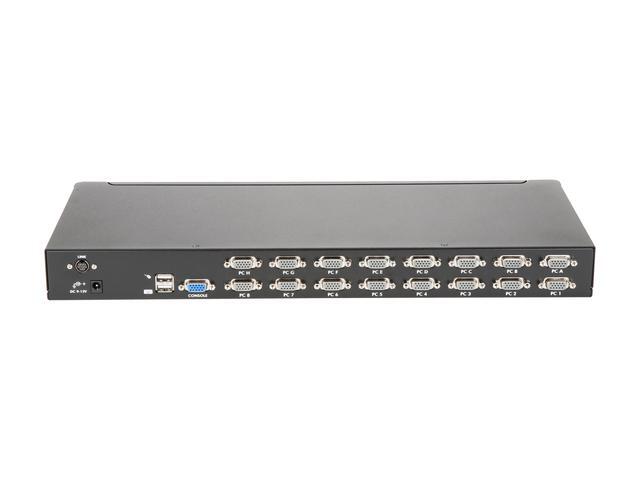 StarTech.com SV1631DUSBU 16 Port 1U Rack Mount USB KVM Switch