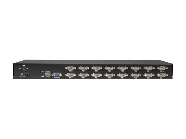 StarTech.com SV1631DUSBUK 16 Port 1U Rack Mount USB KVM Switch Kit With OSD And Cables