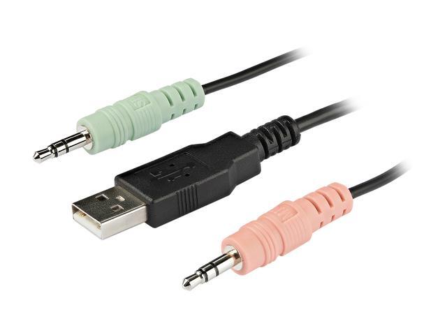 StarTech.com SV211HDUA4K 2 Port HDMI KVM Switch With 4 Foot Built-In Cables - OS Independent - Support For 3.5mm Audio - USB 4K 60Hz (SV211HDUA4K)