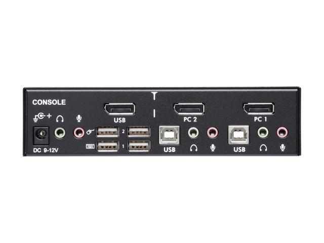StarTech.com SV231DPUA 2 Port Professional USB DisplayPort KVM Switch With Audio