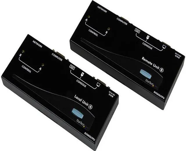 StarTech.com SV565UTPU USB VGA KVM Console Extender over CAT5 UTP (500 ft)