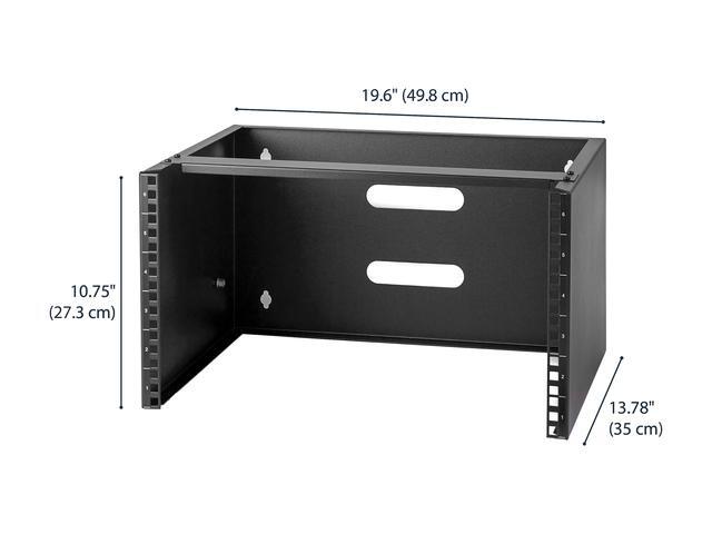 StarTech.com WALLMOUNT6 12 In Deep Wall Mounting Bracket For Patch Panel - Wall Mount Bracket - 6U