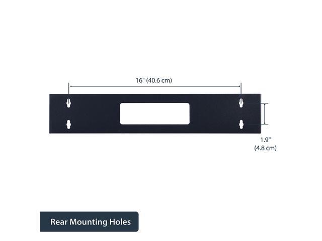 StarTech.com WALLMOUNTH2 2U 19" Hinged Wall Mount Bracket For Patch Panels