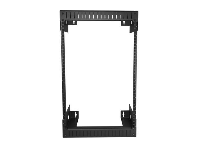 StarTech RK12WALLO Wall Mount Server Rack - 12U Rack - 12 In Deep - Open Frame - Network Rack - Wall Mount Rack - Equipment Rack - 2 Post Rack