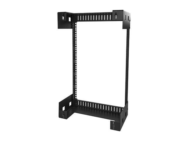 StarTech RK12WALLO Wall Mount Server Rack - 12U Rack - 12 In Deep - Open Frame - Network Rack - Wall Mount Rack - Equipment Rack - 2 Post Rack