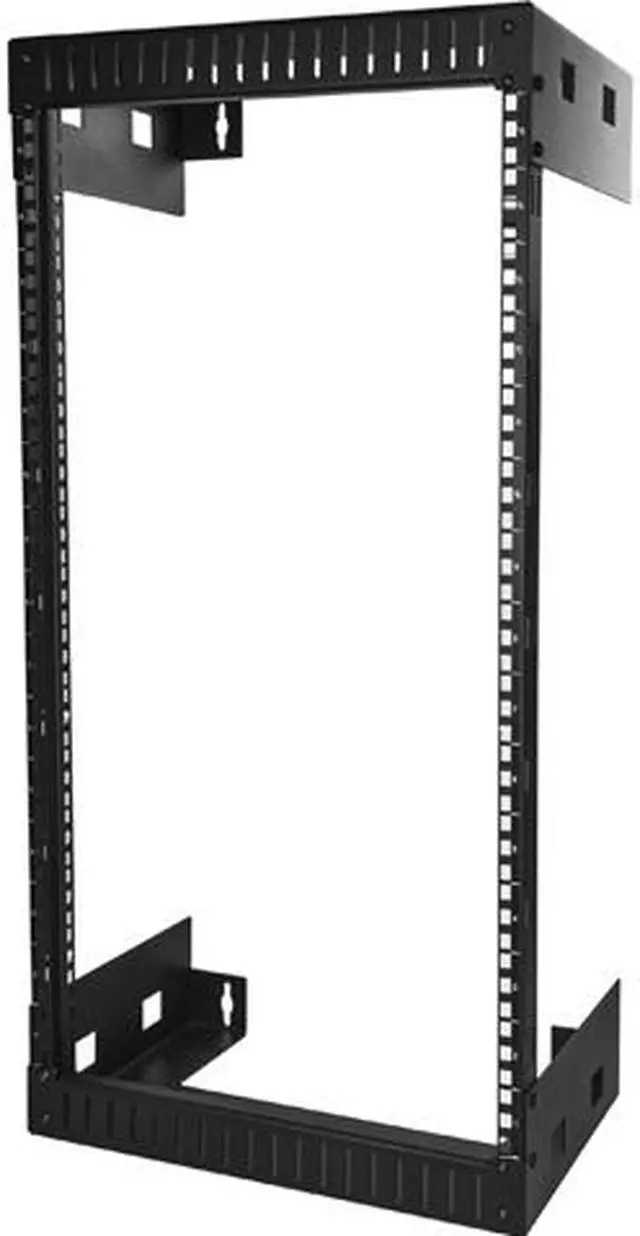 StarTech RK15WALLO Wall Mount Server Rack - 15U Rack - 12 in Deep - Open Frame - Network Rack - Wall Mount Rack - Equipment Rack - 2 Post Rack