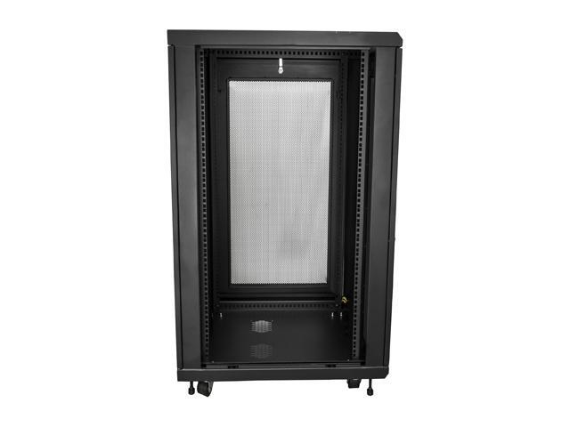 StarTech RK1833BKM StarTech.com Server Rack Cabinet - 18U - 31 In Deep Enclosure - Network Cabinet - Rack Enclosure Server Cabinet - Data Cabinet