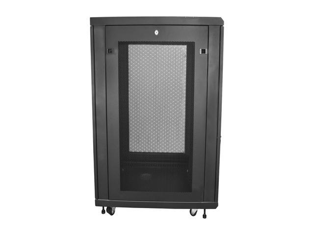 StarTech RK1833BKM StarTech.com Server Rack Cabinet - 18U - 31 In Deep Enclosure - Network Cabinet - Rack Enclosure Server Cabinet - Data Cabinet