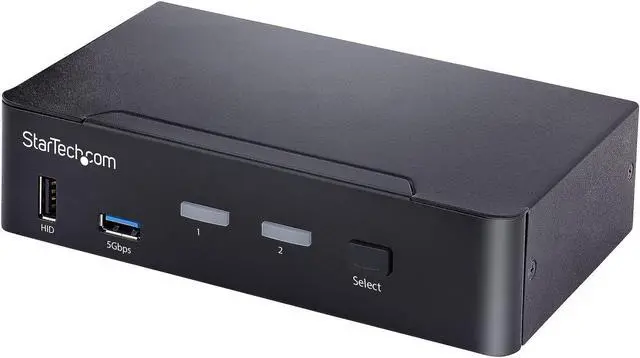 StarTech USB C KVM Switch 2 Port DisplayPort SV231DPUCA
