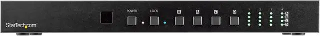 StarTech VS424HD4K60 4x4 HDMI Matrix Switch w/ Audio & Ethernet Control 4K 60Hz
