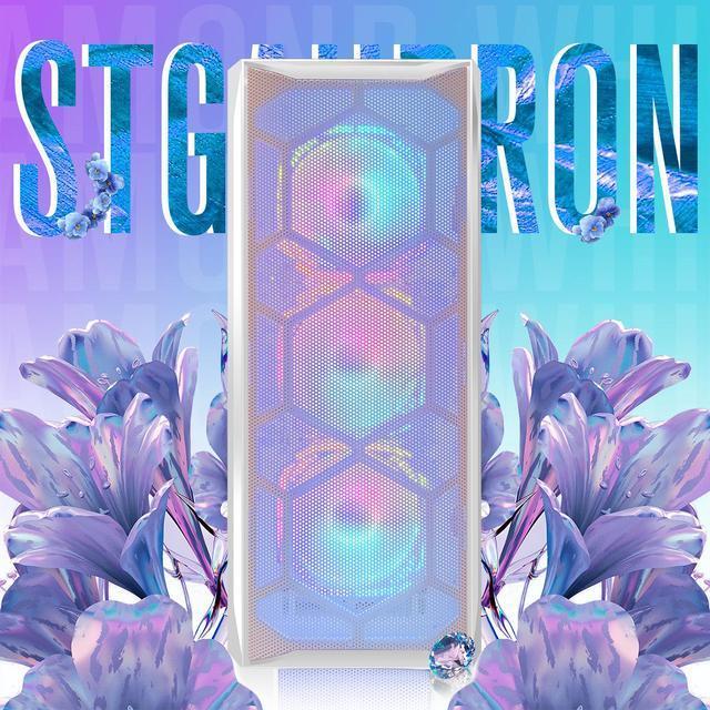 STGAubron Gaming PC Computer Desktop AMD Ryzen 5 5500 Up To 4.2Ghz GeForce RTX 2060 6G Graphics 16G DDR4 RAM 1T SSD WiFi 6 BT 5.2 RGB Fan X6 Windows 11 Home