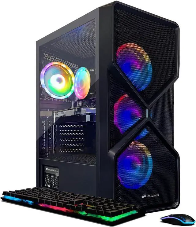 STGAubron Gaming PC Computer Desktop Intel Core i5-9400F up to 4.1Ghz GeForce RTX 2060 6G Graphics 16GB DDR4 RAM 1TB SSD WIN11H