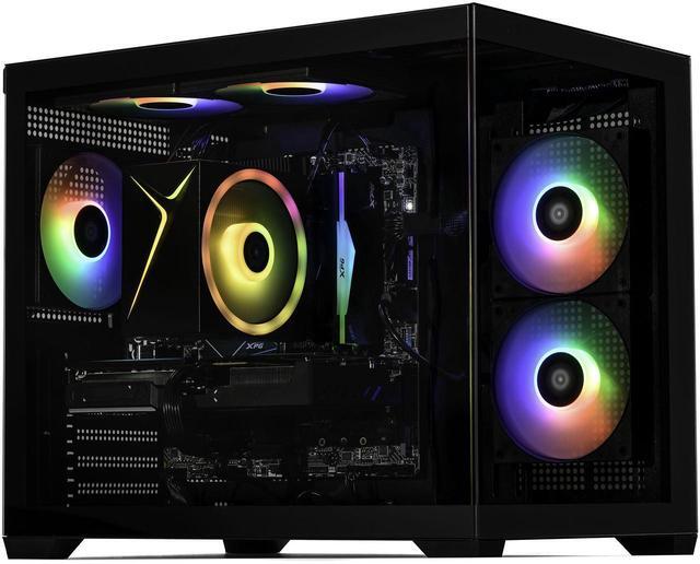 STORMCRAFT Gaming PC SIRIUS Intel Core I5-14400F NVIDIA GeForce RTX 5060 – AI Powered 16GB DDR5 6000MHz RGB 1TB NVMe SSD 650W PSU Windows 11 Home - SI1440FBB-560N1