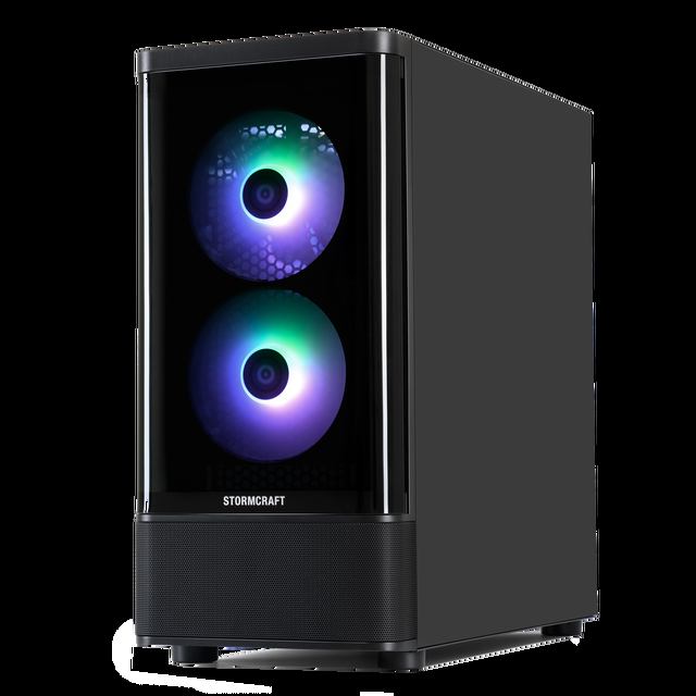 STORMCRAFT Gaming PC SKYHAWK PRO AMD Ryzen 7 7800X3D Radeon RX 9070 XT 16GB – AI Powered 32GB DDR5 6000MHz RGB 2TB NVMe SSD 360mm AIO 850W Gold PSU Windows 11 Home - SP780XDCC-97BN1