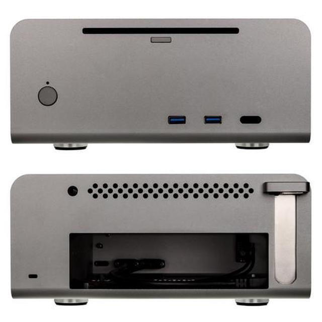 Streacom FC8 ALPHA Fanless Chassis Titanium Extruded Aluminum With Optical Slot ST-FC8T ALPHA OPT