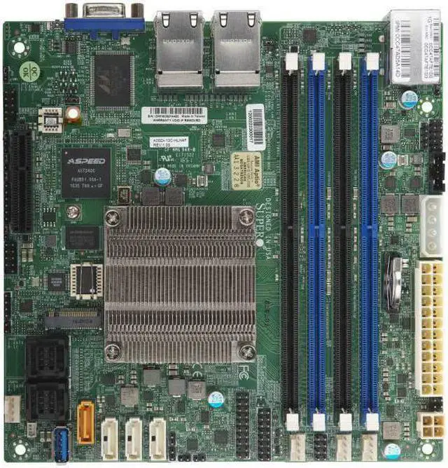 Supermicro A2Sdi-8C-Hln4F Mini-Itx Motherboard