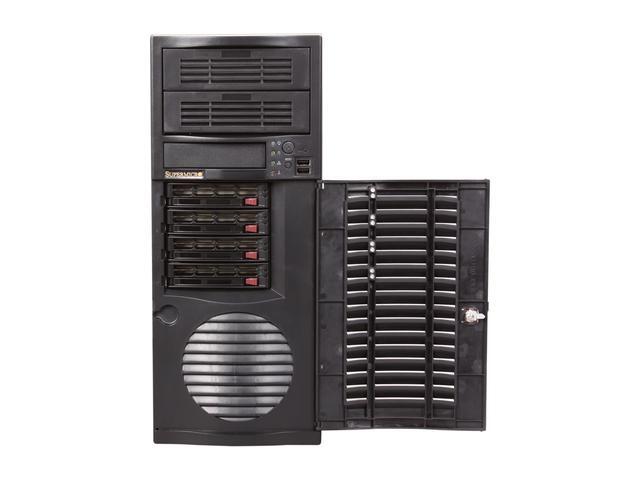 Supermicro Case CSE-733TQ-668B Mid-Tower 4 X 3.5 Inch SAS / SATA HS E-ATX / ATX / Micro ATX Brown Box