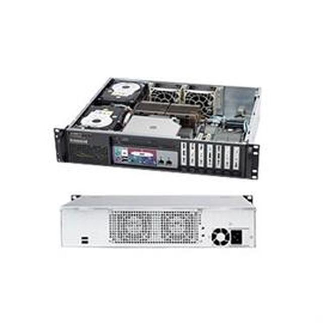 SUPERMICRO CSE-523L-505B Black 2U Rackmount Server Chassis Power Efficiency: 93% Total Output Power And Input: 500W With Input 100 - 240V AC AC Input Frequency: 50-60 Hz