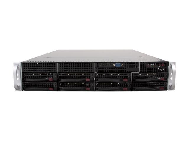 SUPERMICRO CSE-825TQ-563LPB Black 2U Rackmount Server Case