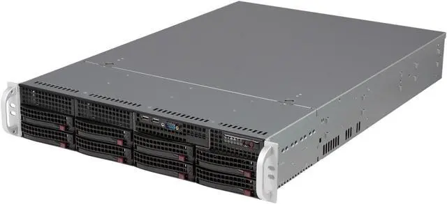 SUPERMICRO CSE-825TQ-563LPB Black 2U Rackmount Server Case