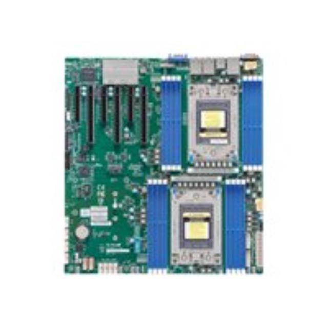 SUPERMICRO H12DSi-NT6 - Motherboard - Extended ATX - Socket SP3 - 2 CPUs Supported - USB 3.0 - 2 X 10 Gigabit LAN - Onboard Graphics