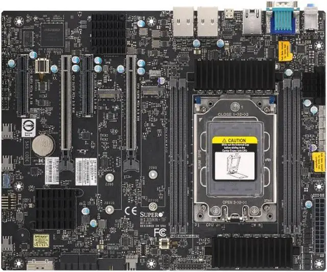Supermicro H13SRA-F motherboard. AMD Ryzen™ Threadripper™ PRO 7000 WX-Series and Ryzen™ Threadripper™ 7000 Series Processors Single socket sTR5 LGA-4844 Up to 350W TDP Overclocking supported