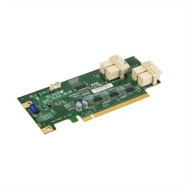 Supermicro Low Profile 12.8 Gb/s Quad-Port NVMe Internal Host Bus Adapter