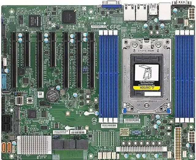 Supermicro MB MBDH12SSLCO Socket SP3 AMD EPYC 7003 Milan/EPYC 7002 Rome Max 2TB DDR4 PCIE ATX RTL